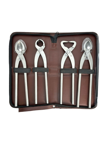 Trousse 4 outils en inox - 280mm - Hugo Bonsaï®