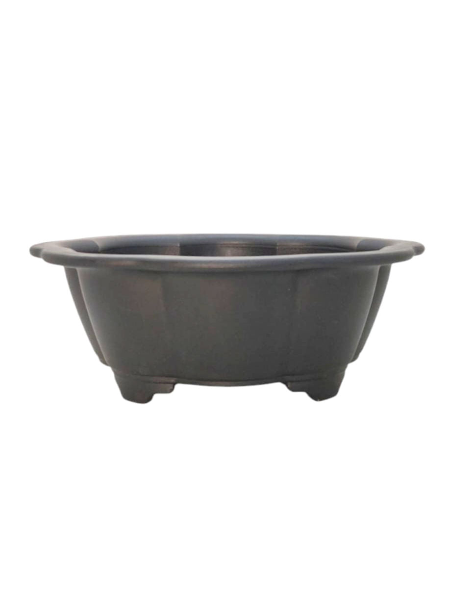 Pot bonsaï forme fleur en plastique