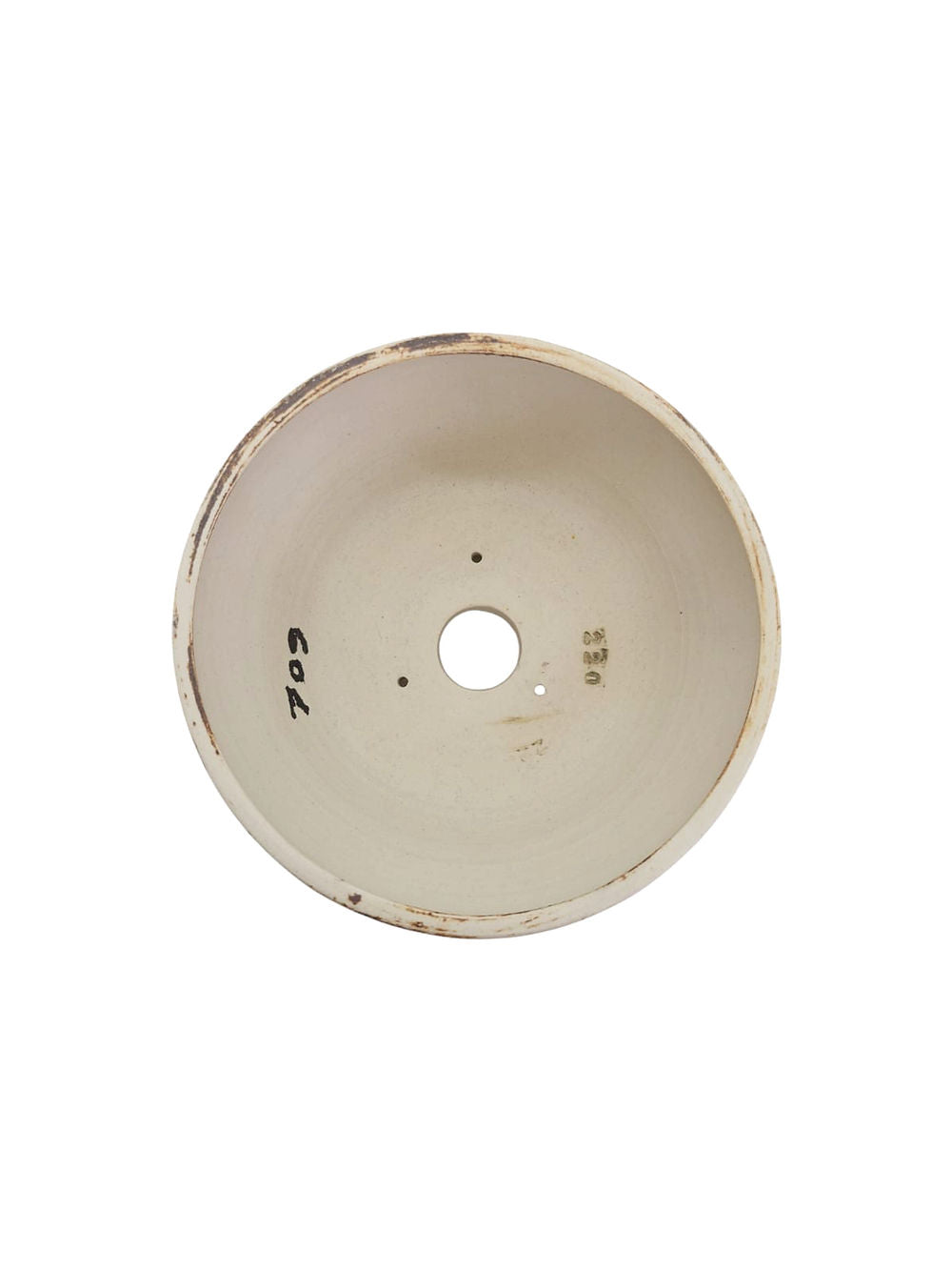 Céramique artisanale ronde 16x10,5cm en grès non gélif, pièce unique JF-Édition