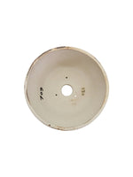 Céramique artisanale ronde 16x10,5cm en grès non gélif, pièce unique JF-Édition