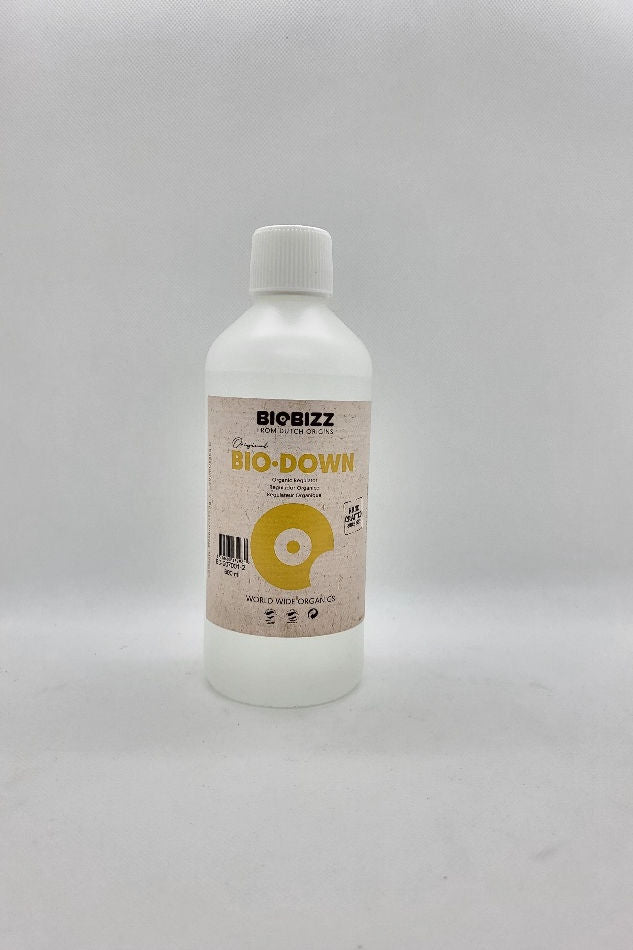 Flacon Bio·Down Biobizz correcteur de pH naturel pour substrat et irrigation