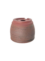 Céramique artisanale ronde 10x7,5cm en grès non gélif, pièce unique JF-Édition