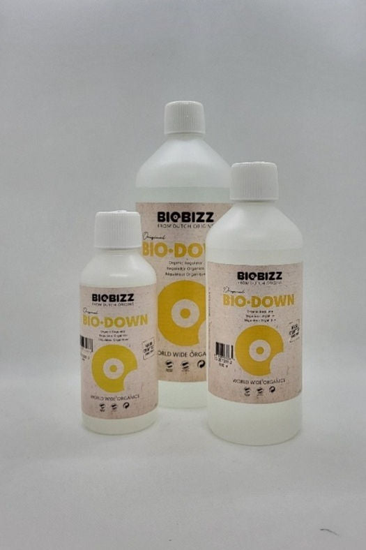 Flacon Bio·Down Biobizz correcteur de pH naturel pour substrat et irrigation