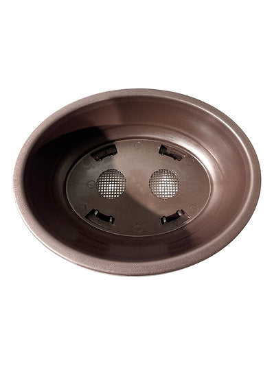 Pot ovale en plastique pour bonsaï