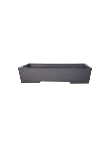 Pot rectangle en plastique pour bonsaï
