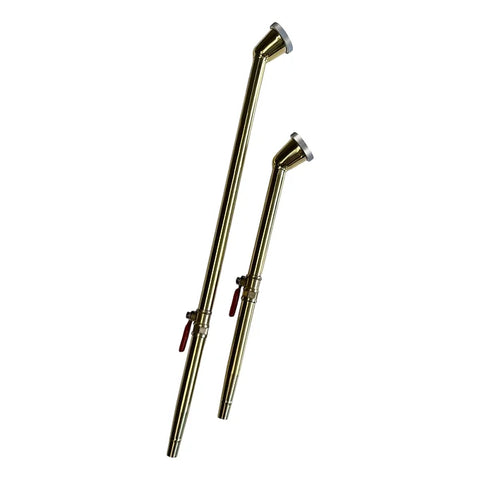 Lance d'arrosage en laiton avec robinet