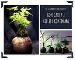 Recto de la arte cadeau atelier kokedama 
