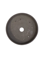 Céramique artisanale ronde 22x5cm en grès non gélif, pièce unique JF-Édition