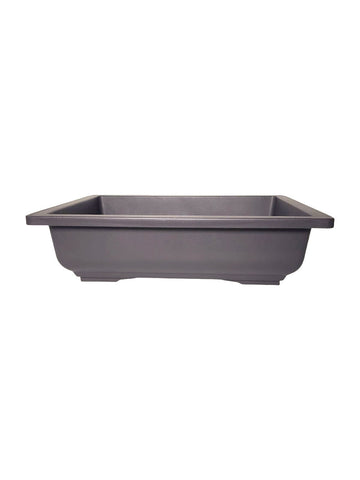 Pot rectangulaire en plastique pour bonsaï