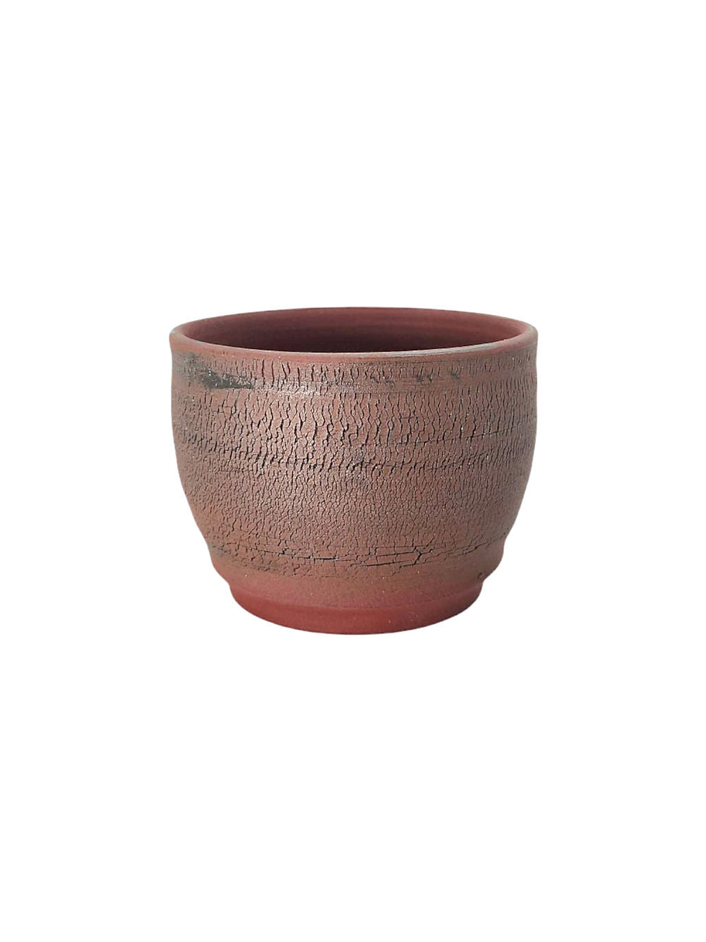 Céramique artisanale ronde 10x7,5cm en grès non gélif, pièce unique JF-Édition