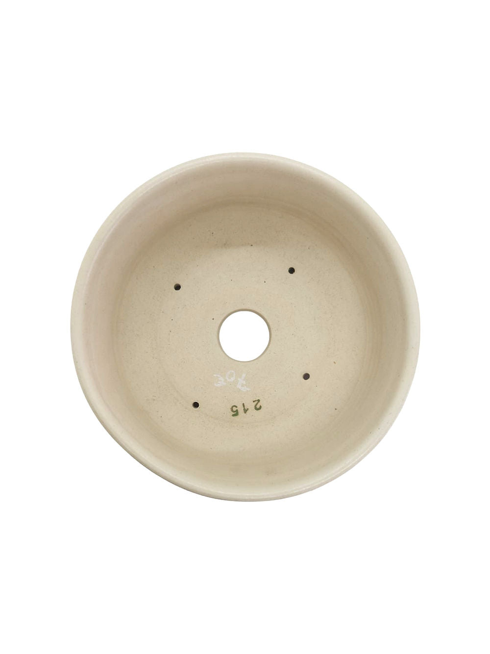 Céramique artisanale ronde 12,5x4,5cm en grès non gélif, pièce unique JF-Édition