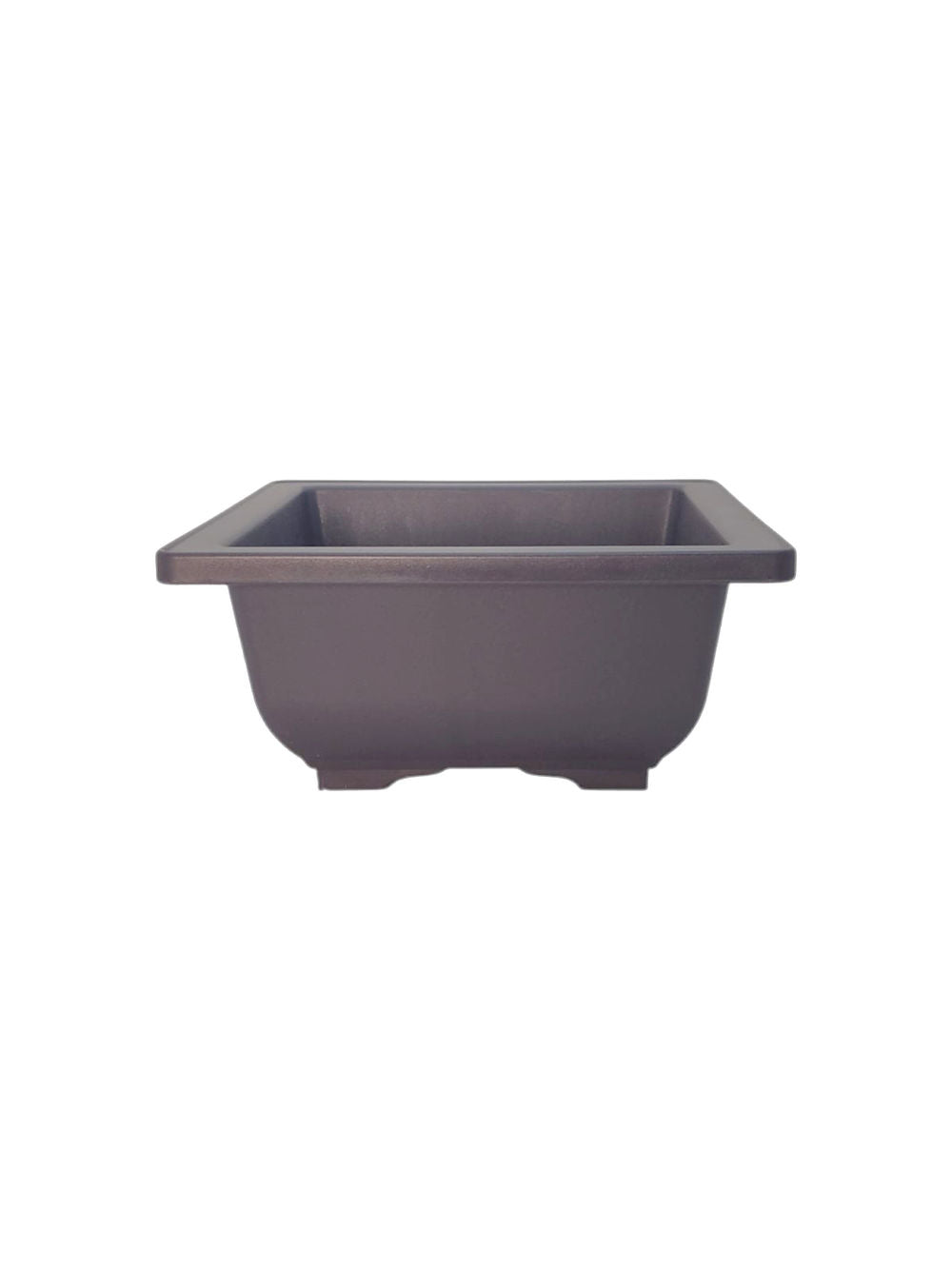 Pot carré en plastique pour bonsaï