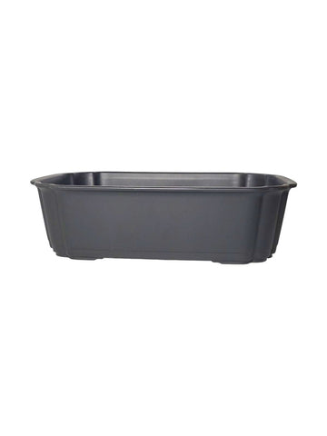 Pot rectangle en plastique pour bonsaï
