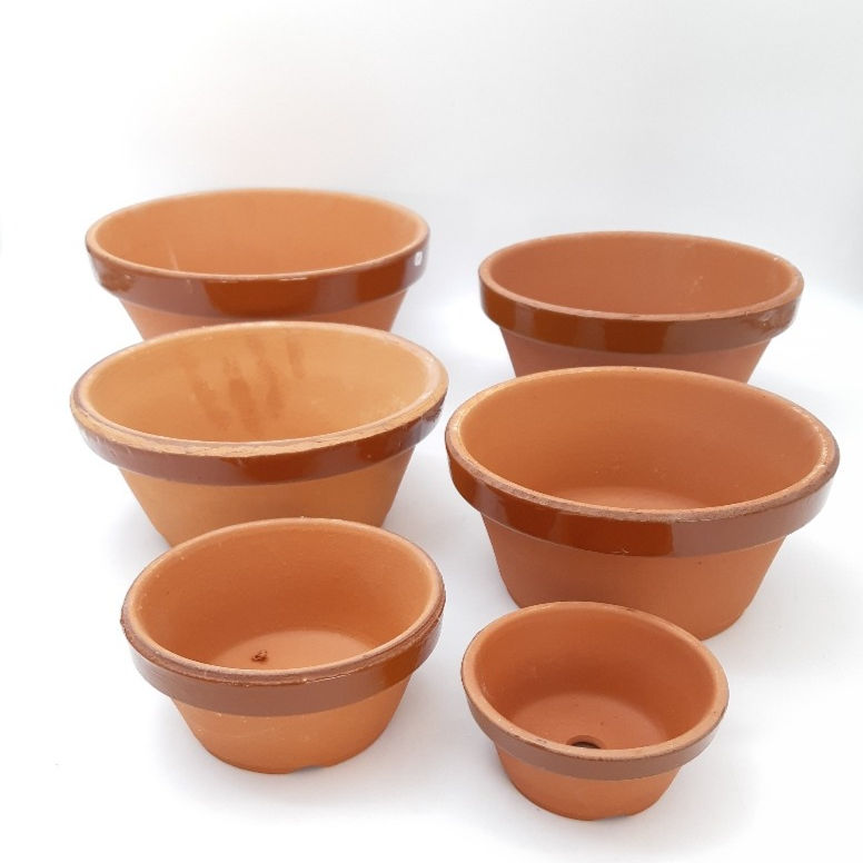 Pot de culture japonais terracotta