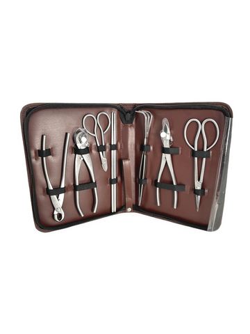 Trousse 7 outils en inox pour Shohin - Hugo Bonsaï®