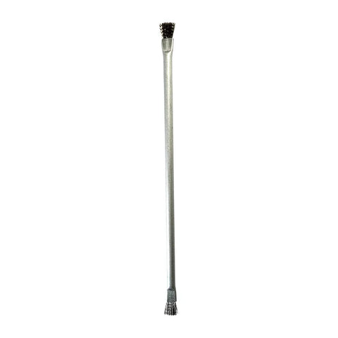 Brosse double pinceau (acier/laiton) - 230mm