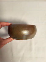 Céramique artisanale ronde 12x5cm en grès non gélif, pièce unique JF Bonsaï Édition