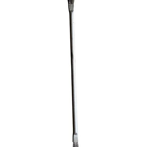 Brosse double pinceau en acier inox - 200mm