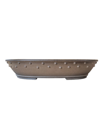 Pot ovale non émaillé (32*25.5*h6cm)