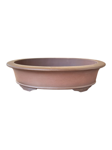 Pot bonsaï ovale (33*26.5*h7.5cm)