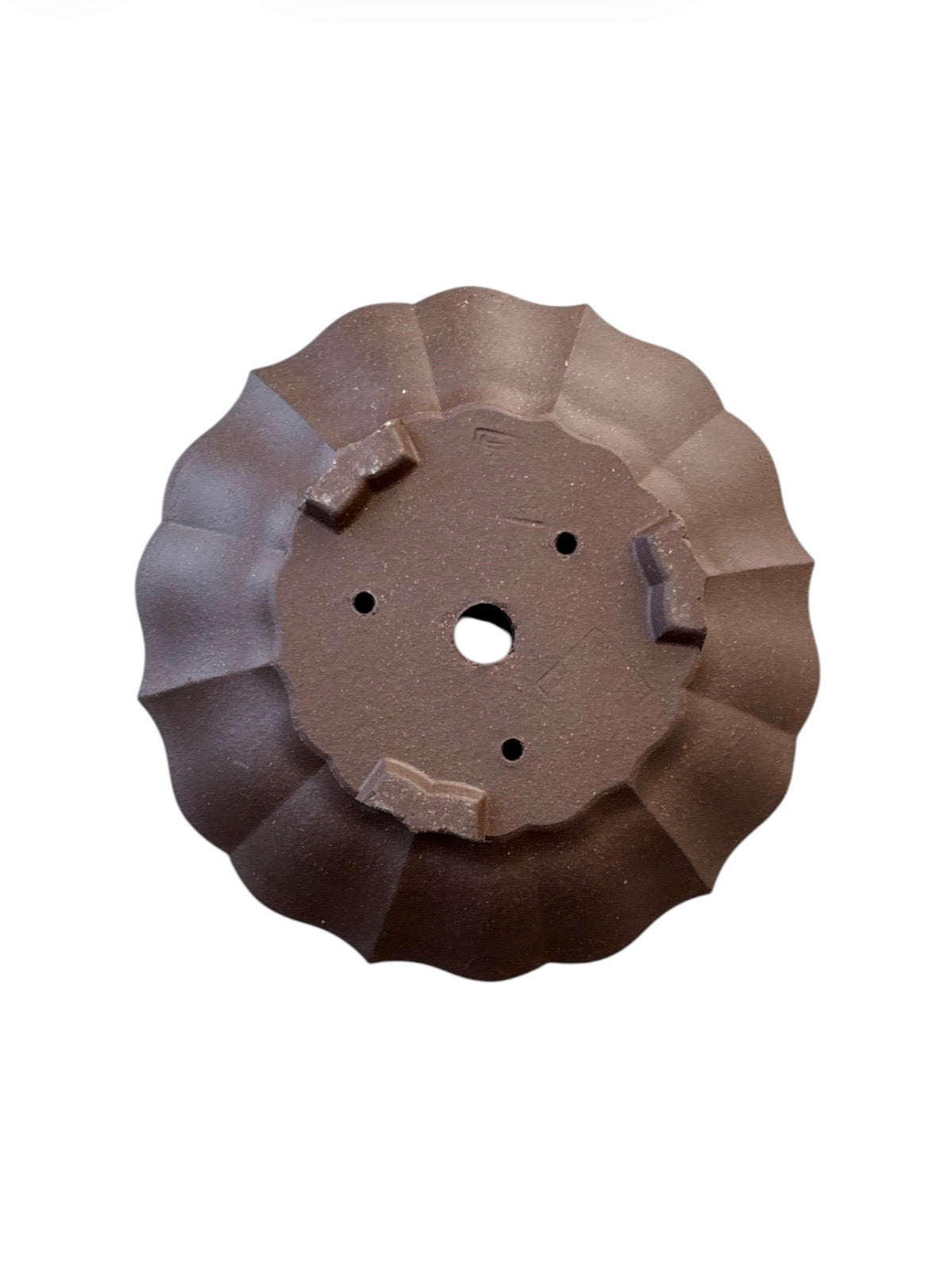 Pot bonsaï fleur (14*h3.5cm)