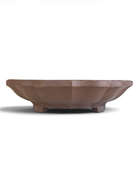 Pot bonsaï fleur (14*h3.5cm)