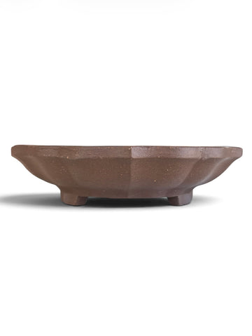 Pot bonsaï fleur (14*h3.5cm)