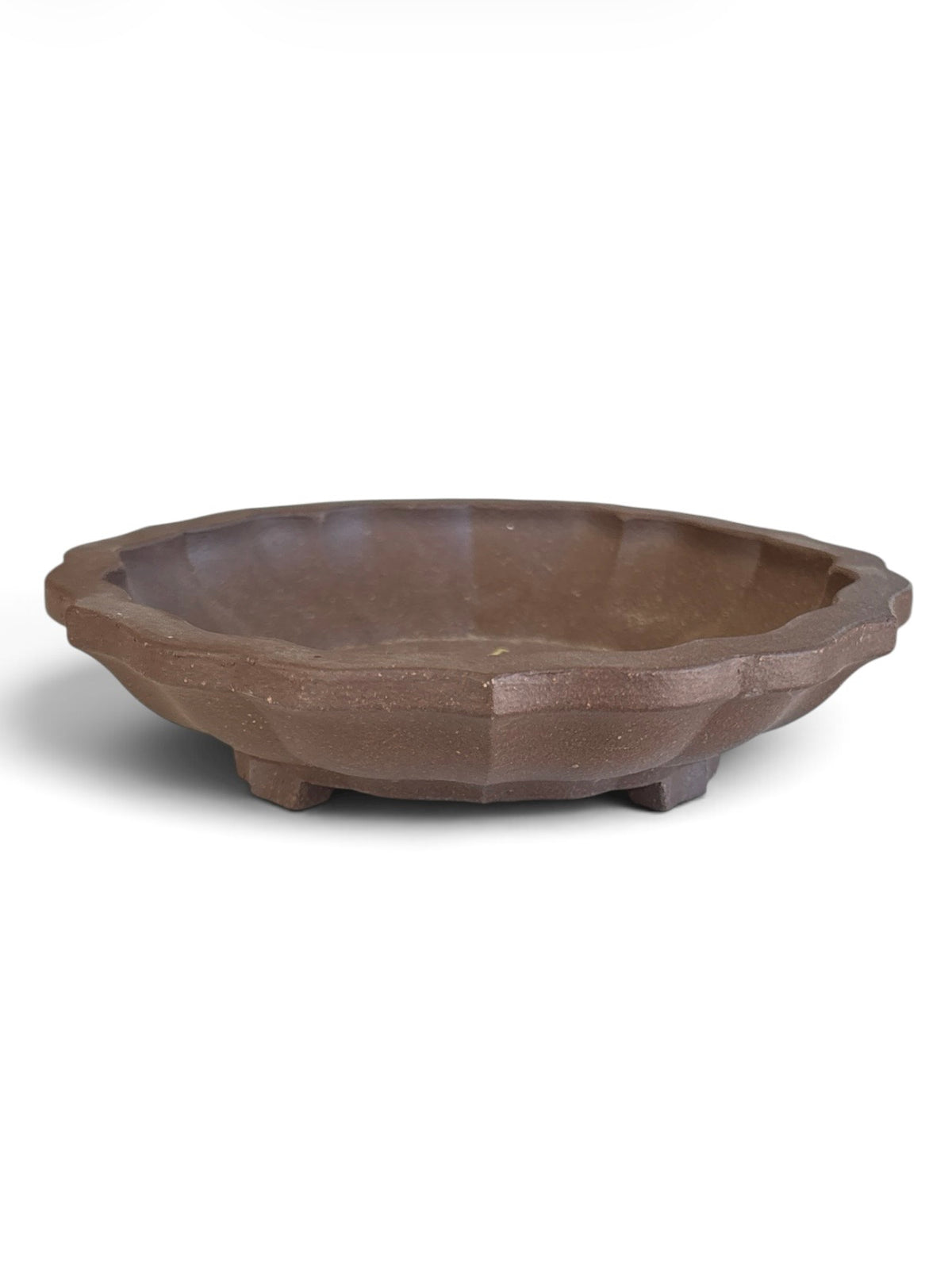 Pot bonsaï fleur (14*h3.5cm)