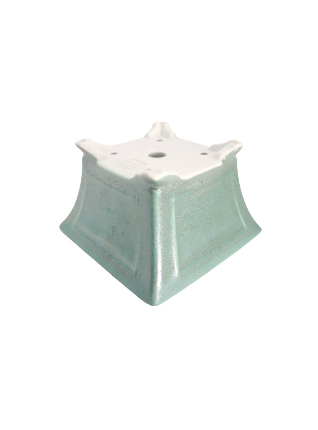 Pot carré vert