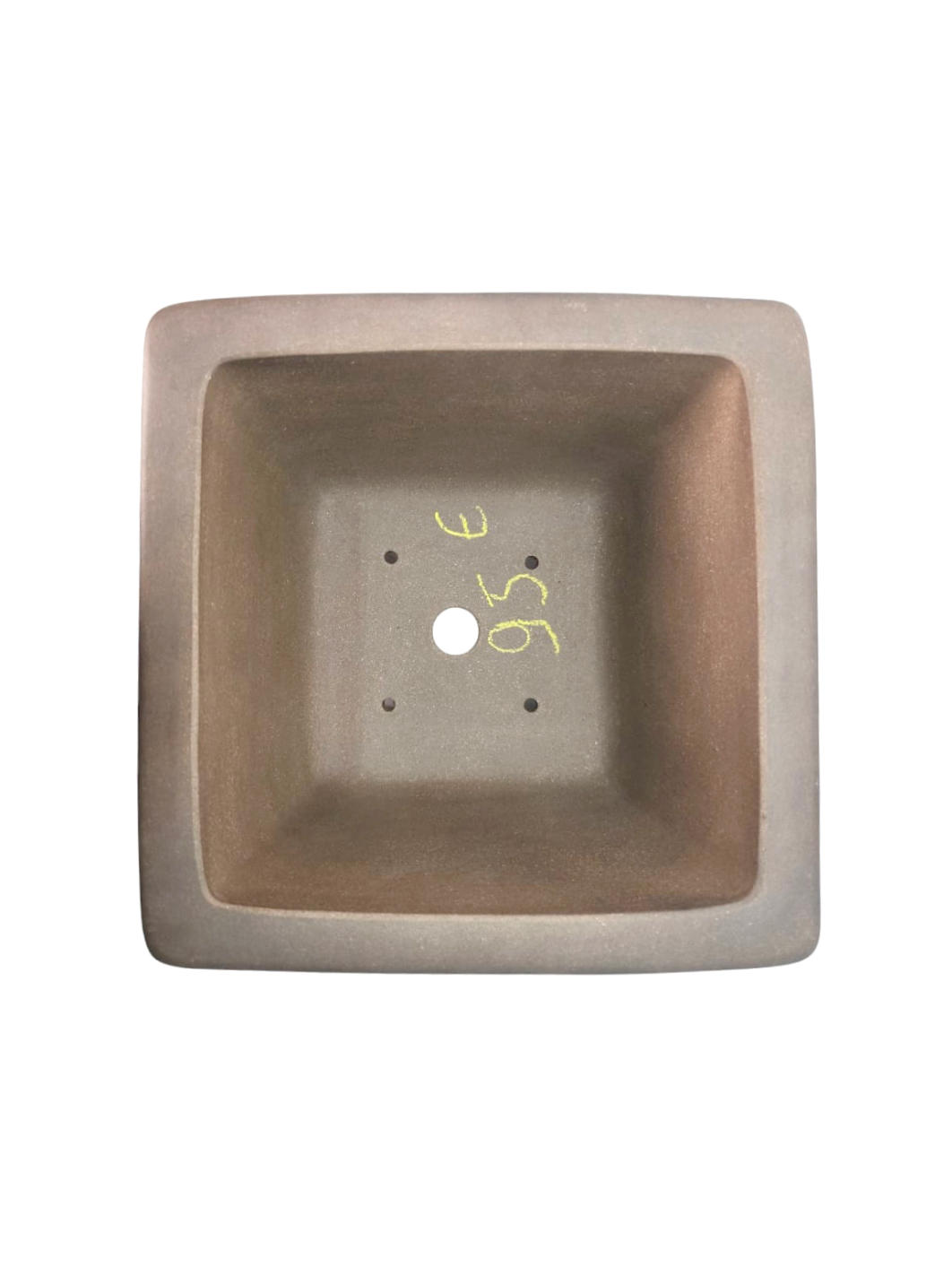 Pot carré non émaillé