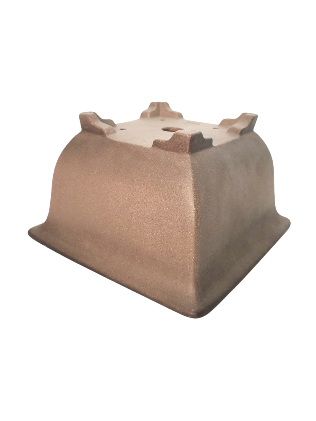 Pot carré non émaillé