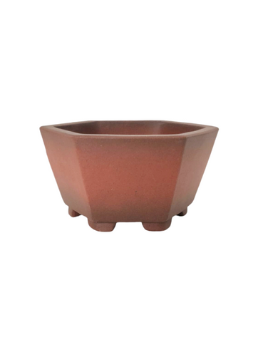 Pot hexagonal non émaillé