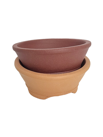 Pot rond non émaillé