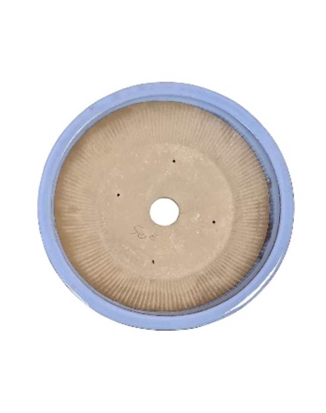Pot rond émaillé japonais - Bleu lavande
