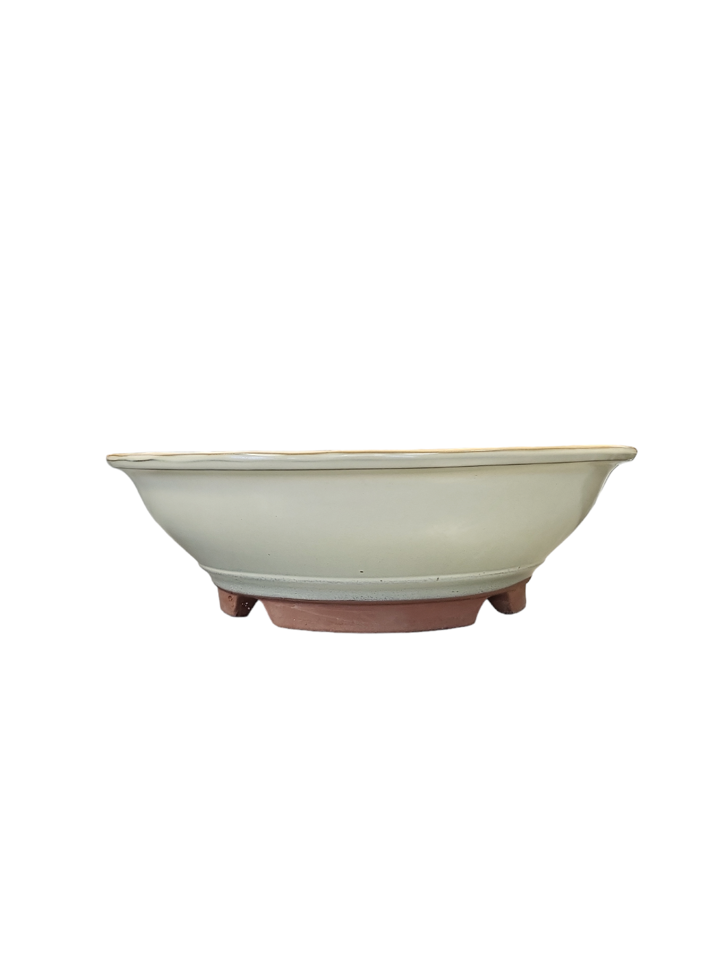 Pot rond émaillé japonais - Beige
