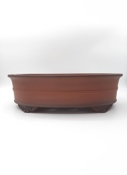 Pot bonsaï ovale non émaillé