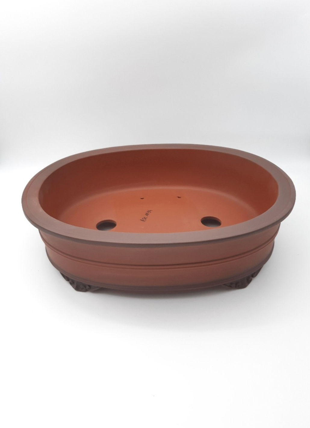 Pot bonsaï ovale non émaillé