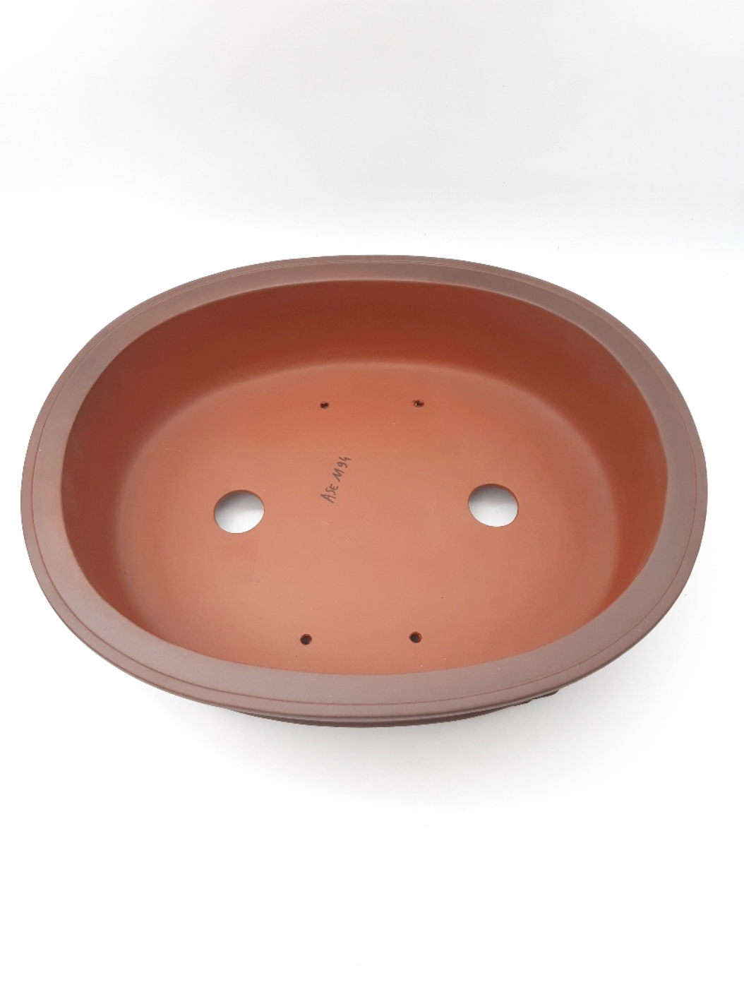 Pot bonsaï ovale non émaillé