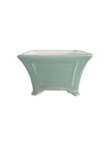 Pot carré vert