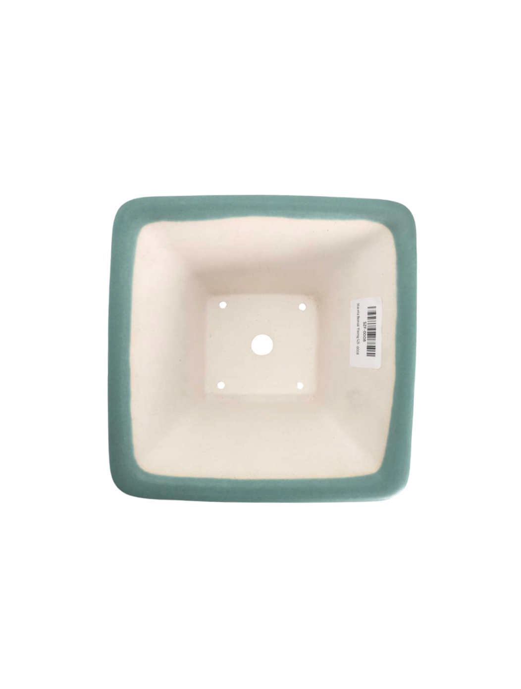 Pot carré vert