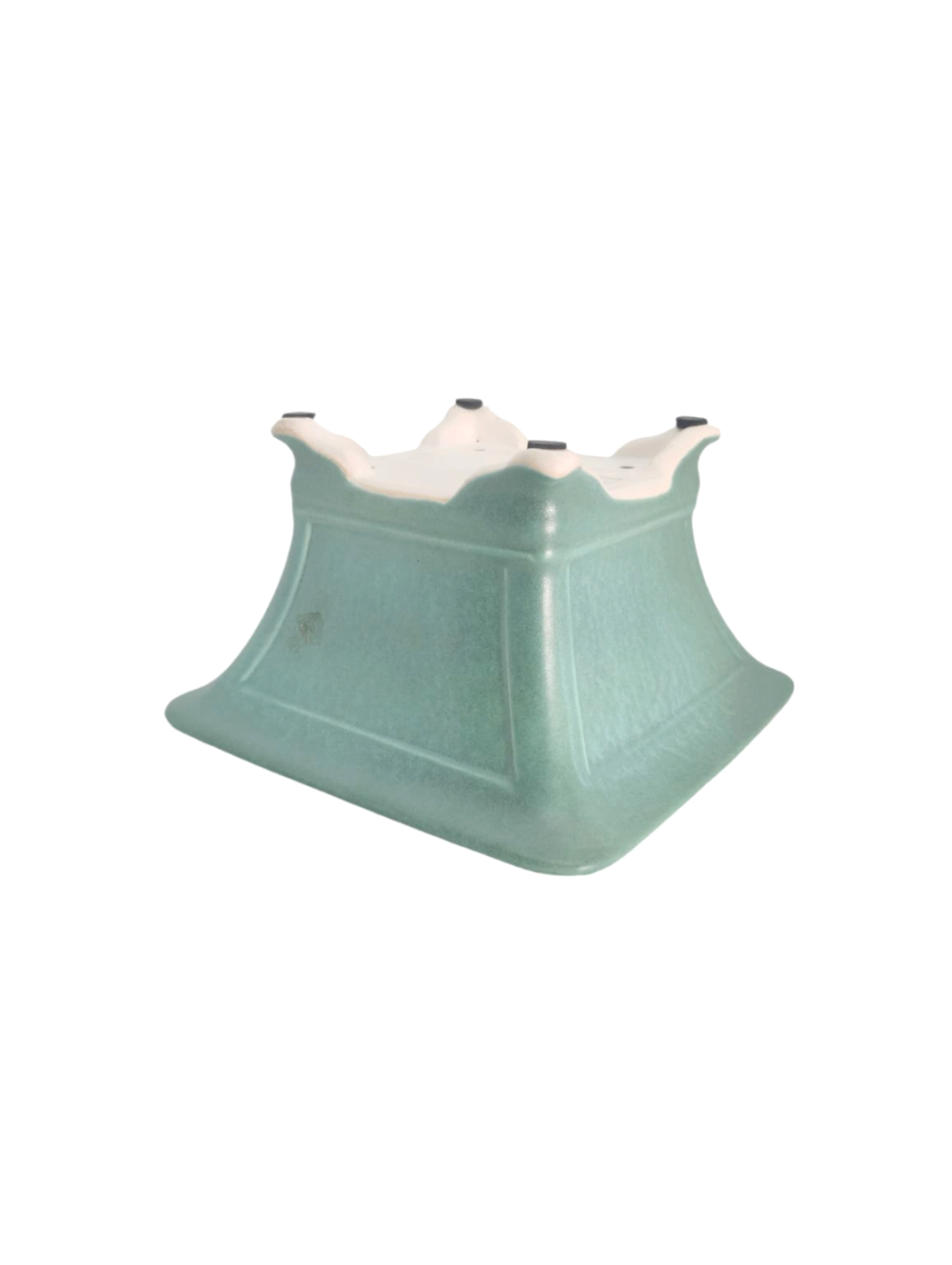Pot carré vert
