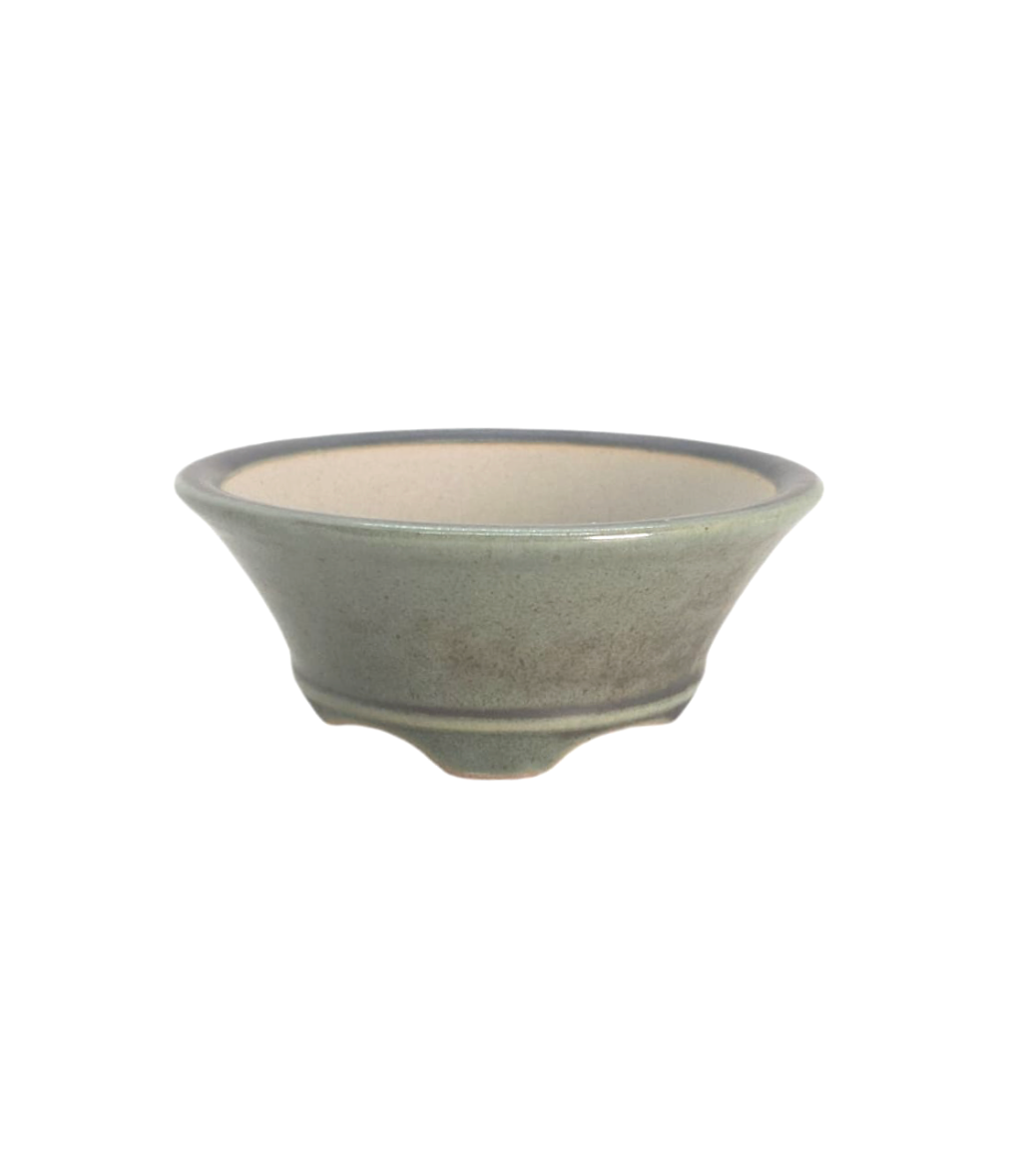 Petit pot rond vert