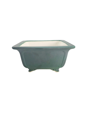 Pot carré vert