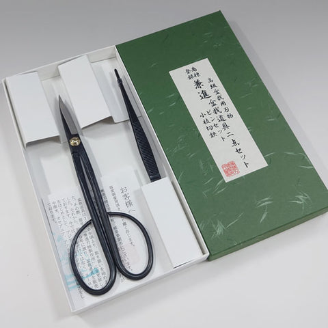 Coffret Kaneshin® - Ciseaux n°38C & Pince n°58 acier carbone