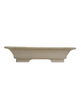 Pot bonsaï rectangulaire - Beige (30*21.5*h6cm)