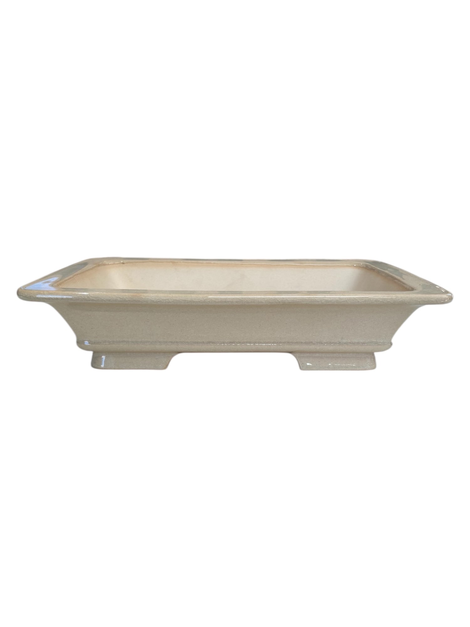 Pot bonsaï rectangulaire - Beige (30*21.5*h6cm)