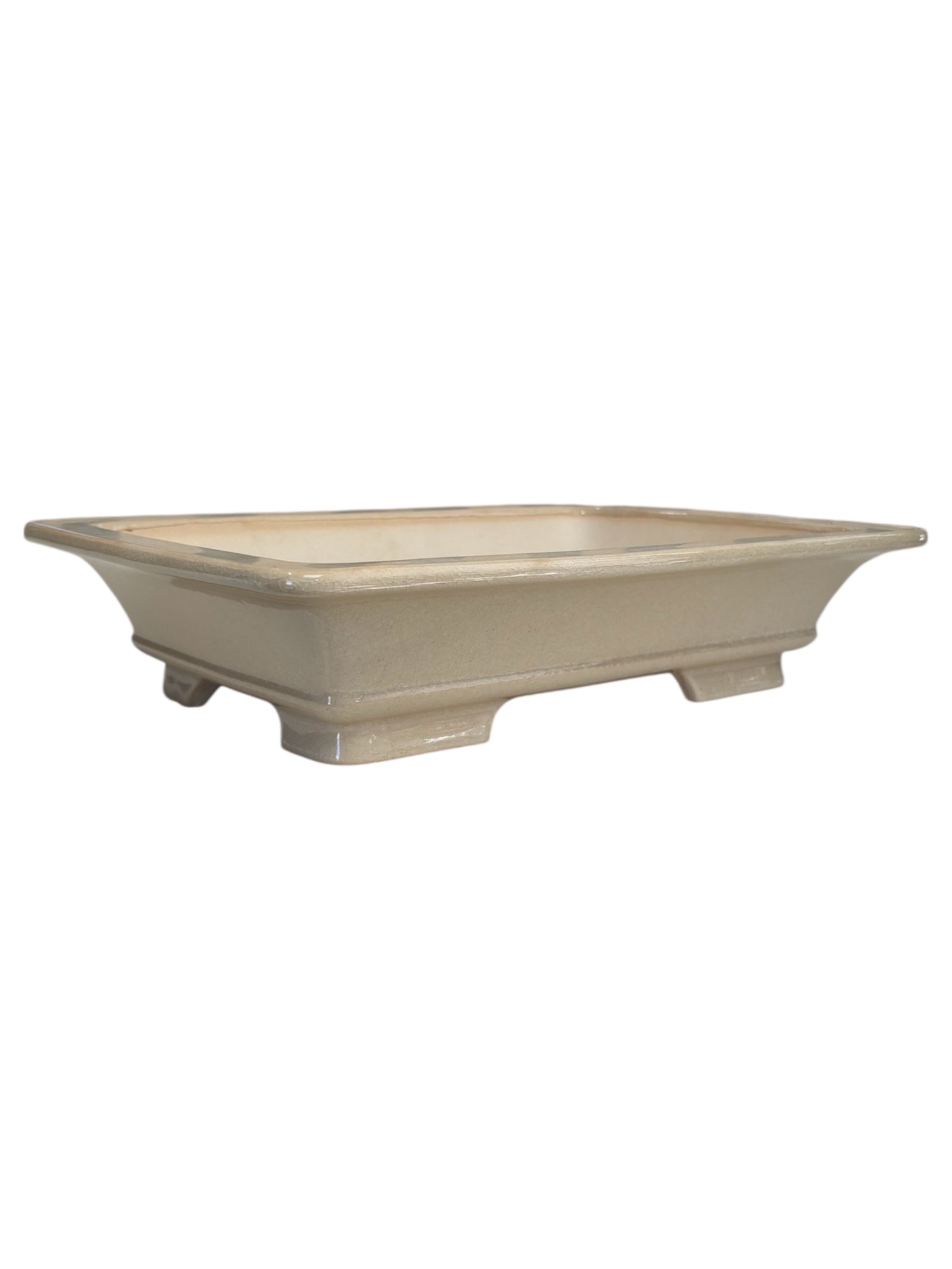 Pot bonsaï rectangulaire - Beige (30*21.5*h6cm)