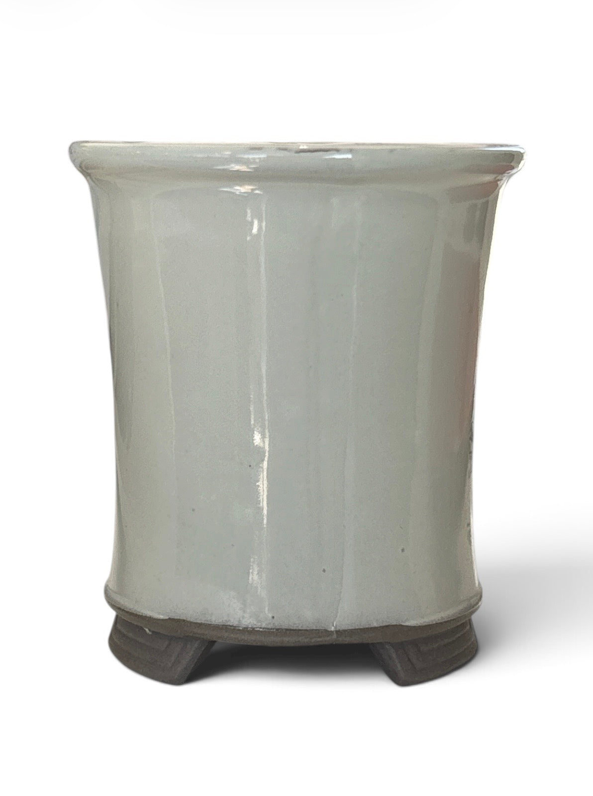 Pot bonsaï émaillé (8*8*h9cm)