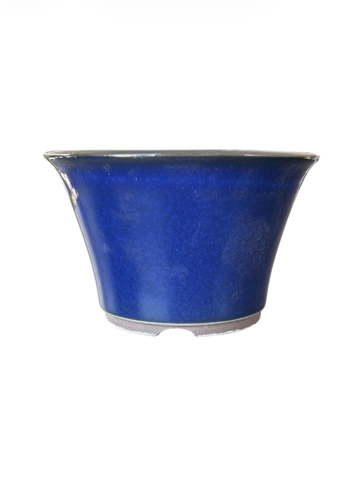 Pot émaillé Yokkaichi - rond bleu