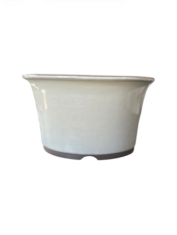 Pot émaillé Yokkaichi - rond crème